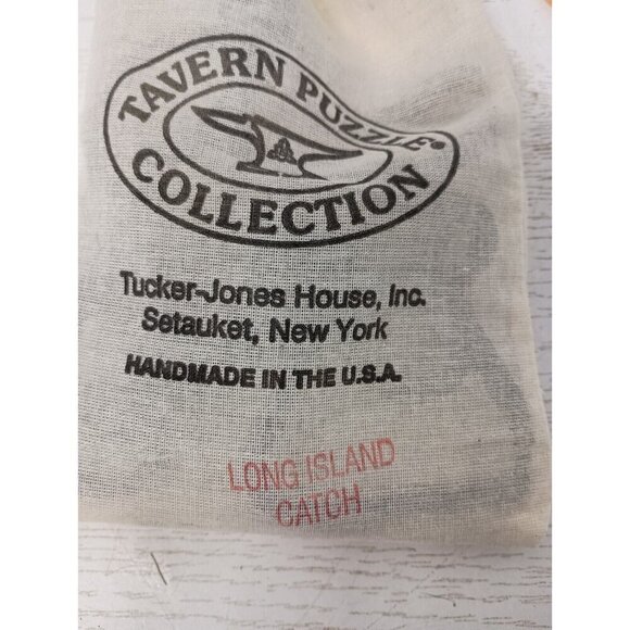 Vintage Tucker Jones Long Island Catch Tavern Collection Metal Puzzle - Picture 2 of 9